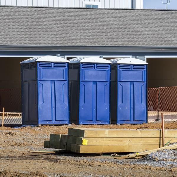 Heavy-duty construction site porta potty in Joplin, Missouri